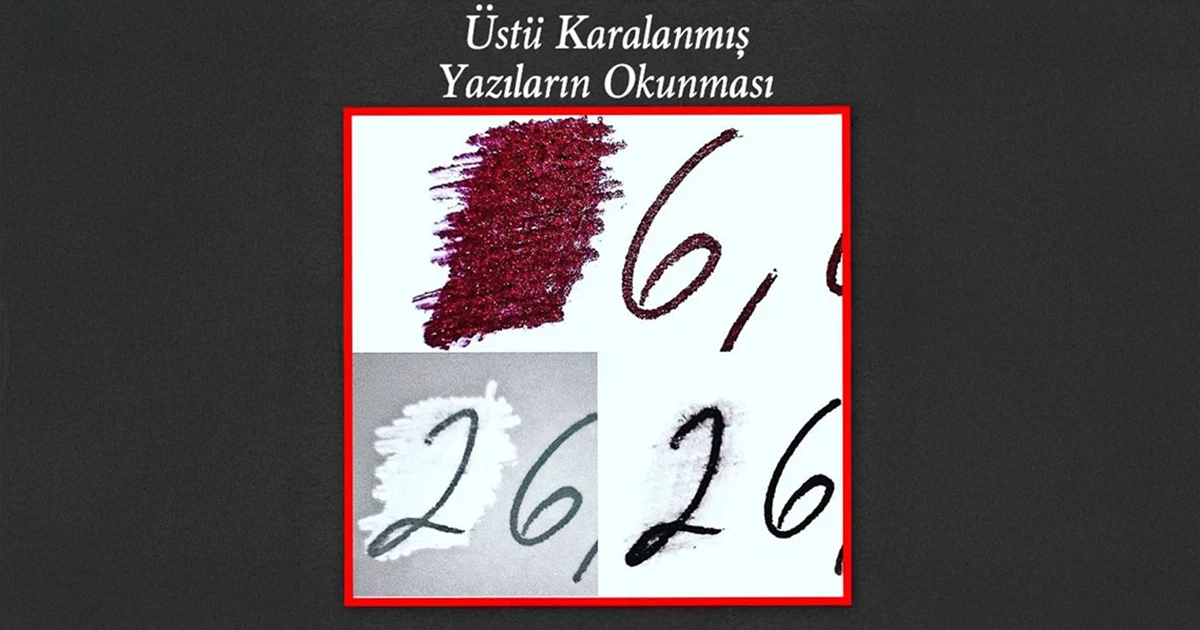 Belgede Tahrifat İncelemesi