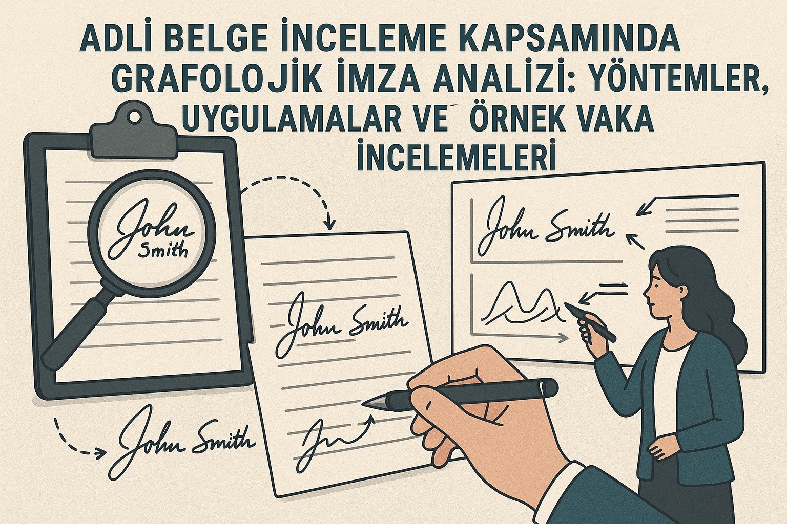 Adli Belge İnceleme Kapsamında Grafolojik İmza Analizi Yöntemler, Uygulamalar ve Örnek Vaka İncelemeleri
