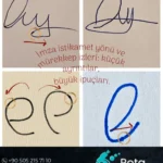 İmza istikamet Yönü ve Mürekkep İzleri - Sahte İmza İncelemesi