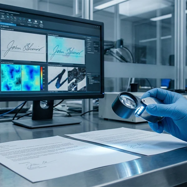 İmza incelemesi nasıl yapılır uzman kriminal analiz görseli